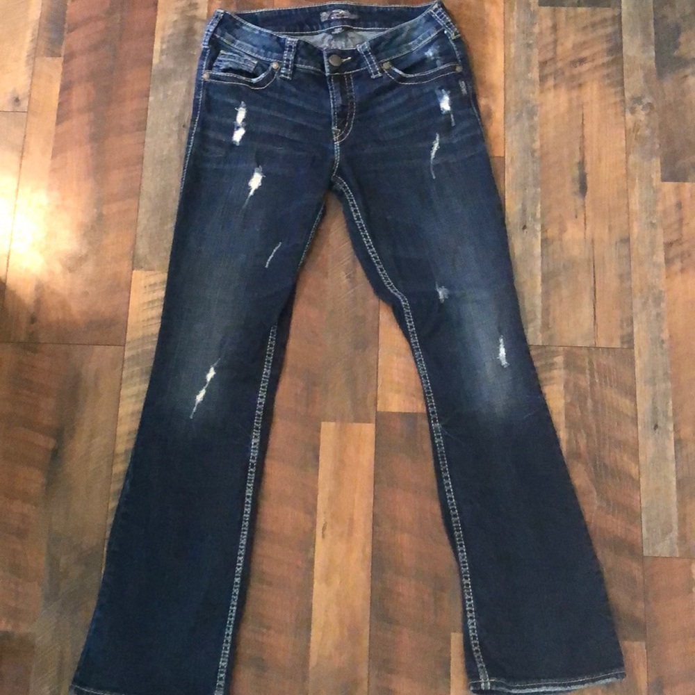 Silver jeans